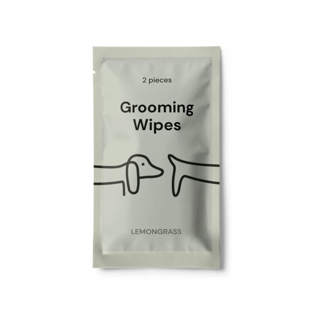 Travel Size Grooming Wipes - Lemongrass